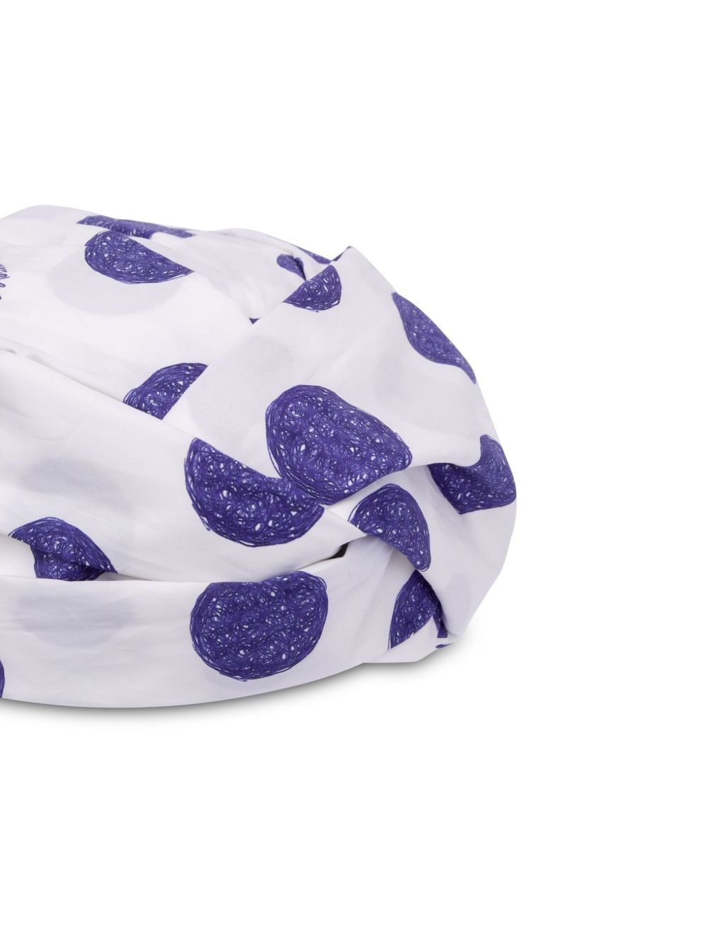 polka-dot turbant hat - 3