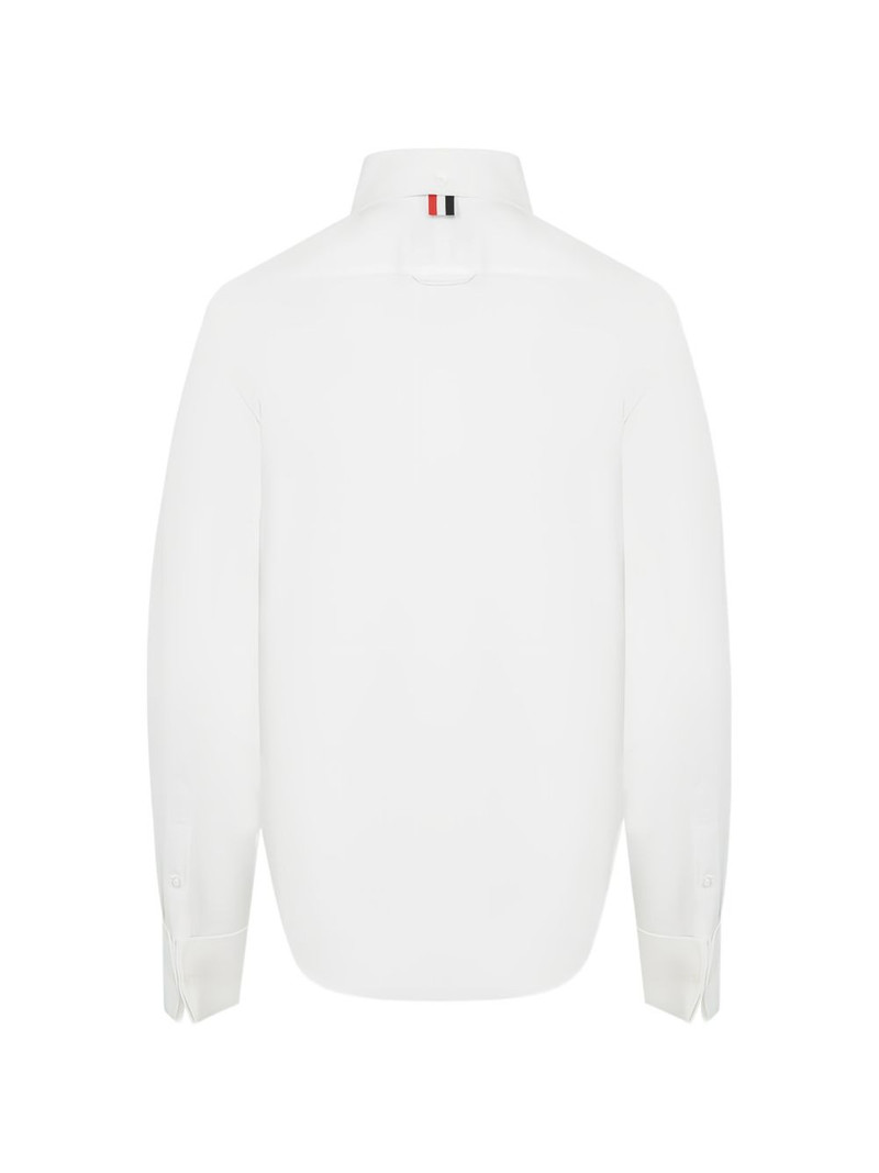 Thom Browne pleated-bib buttoned shirt outlook