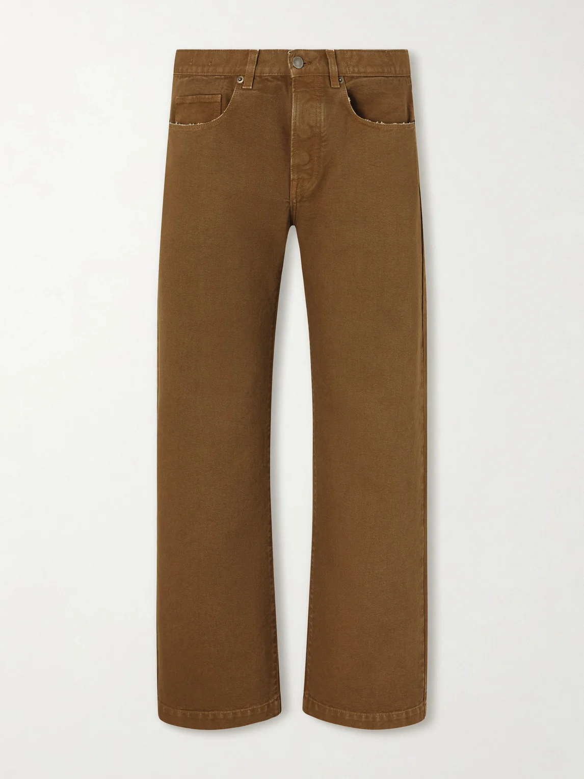 Oceano Straight-Leg Cotton Trousers - 1