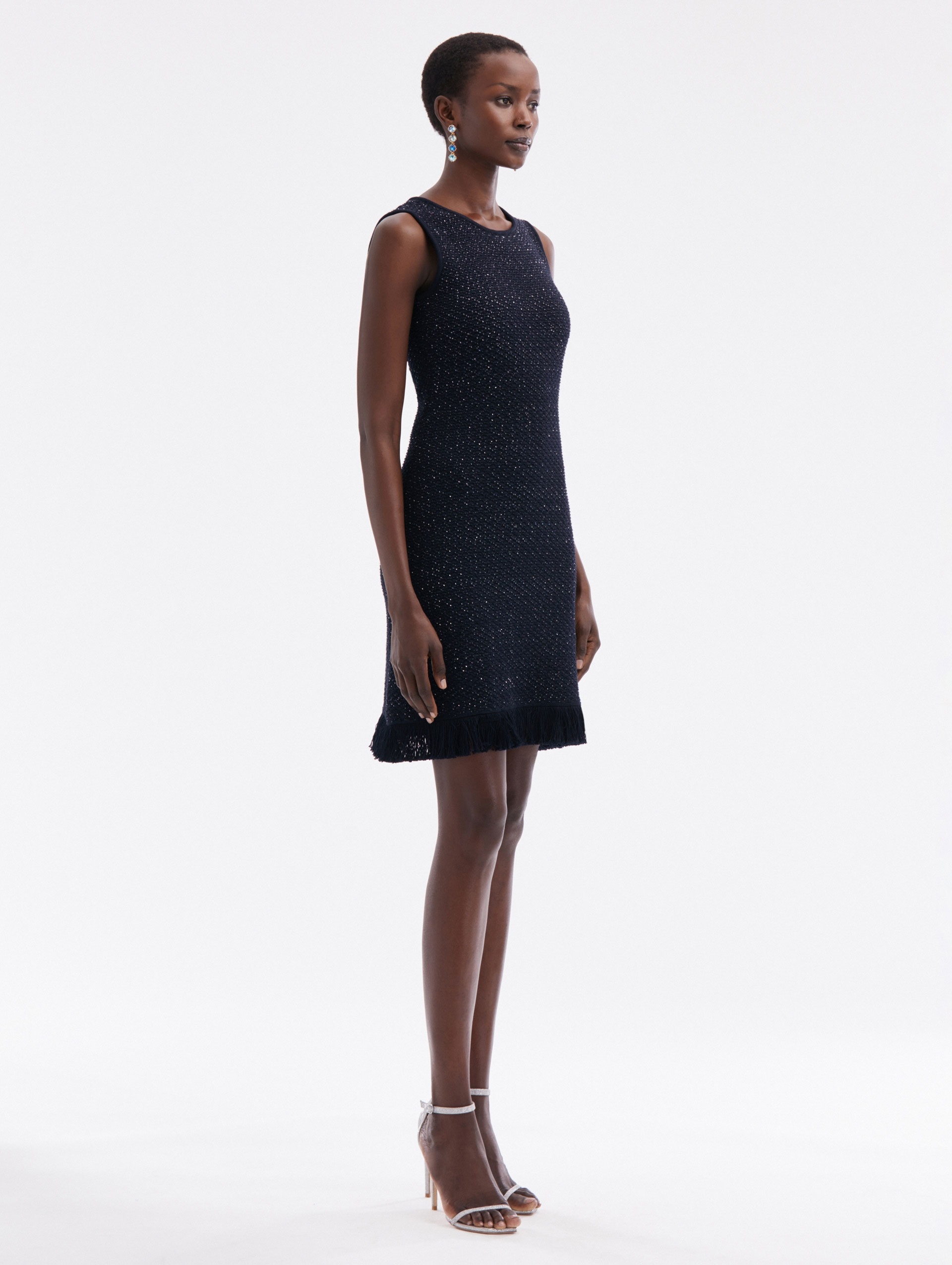 SEQUIN TWEED DRESS - 3
