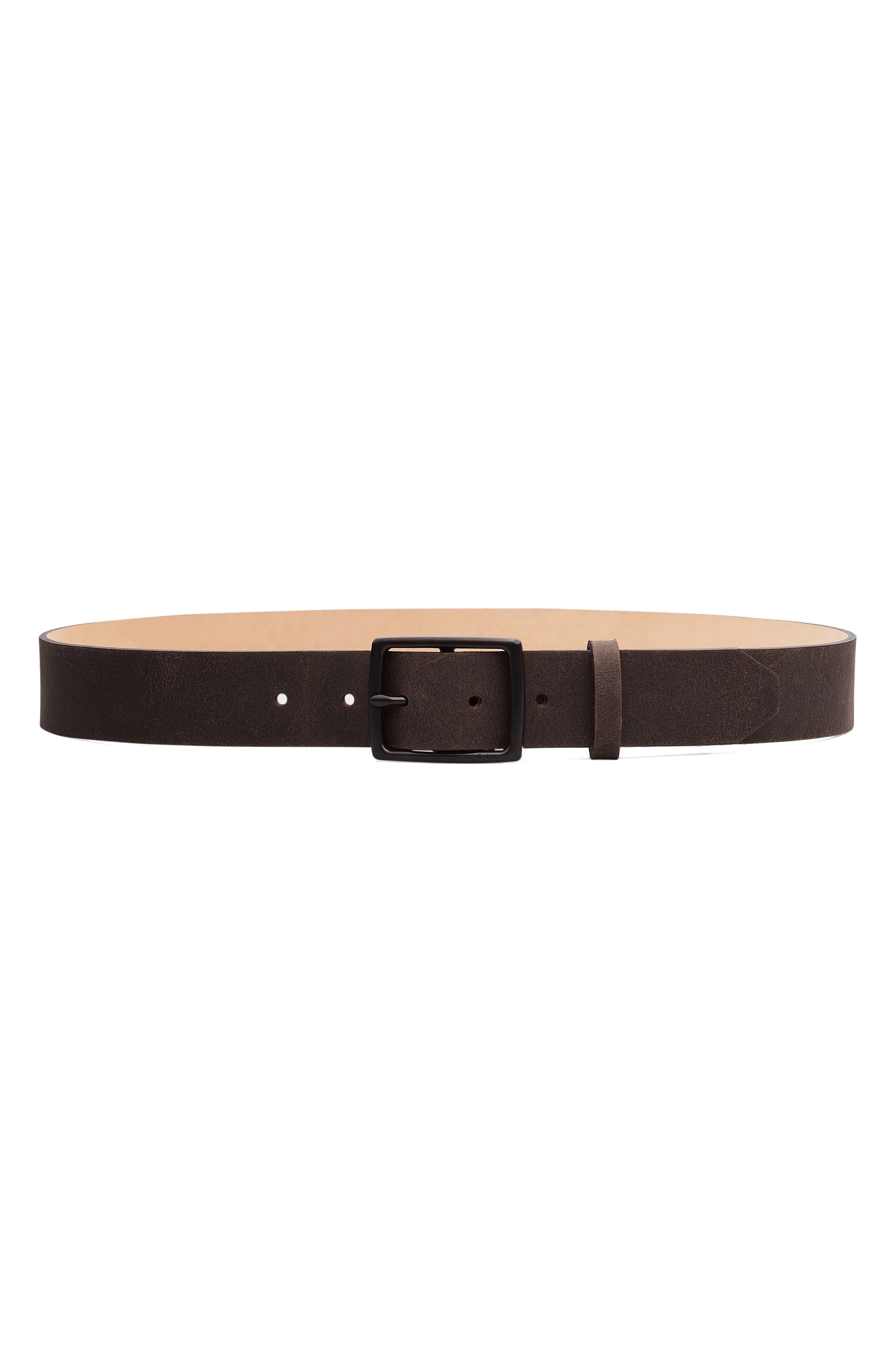 Rugged Leather Belt - 1