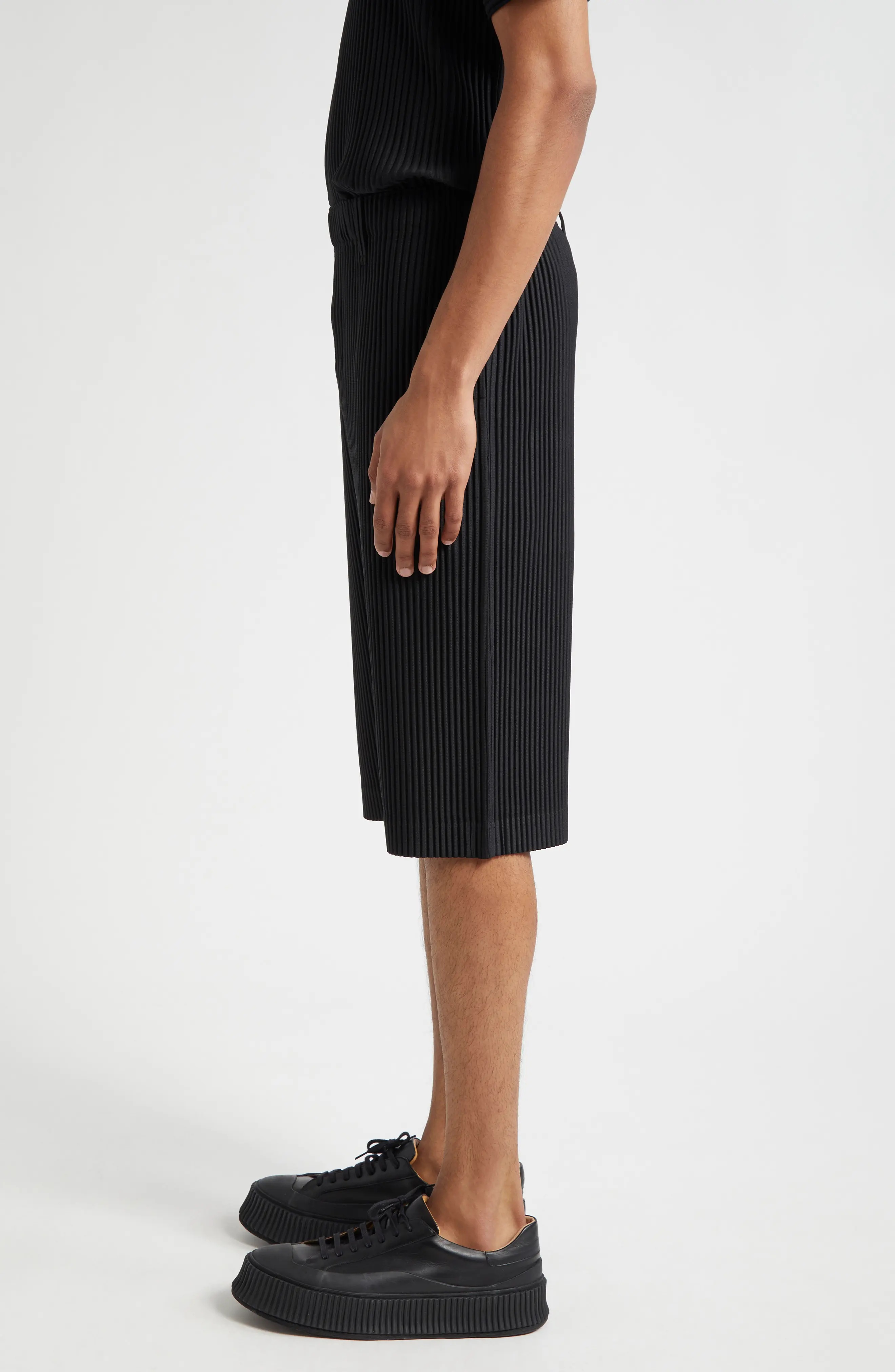 Tailored Pleats 2 Crop Pants - 3