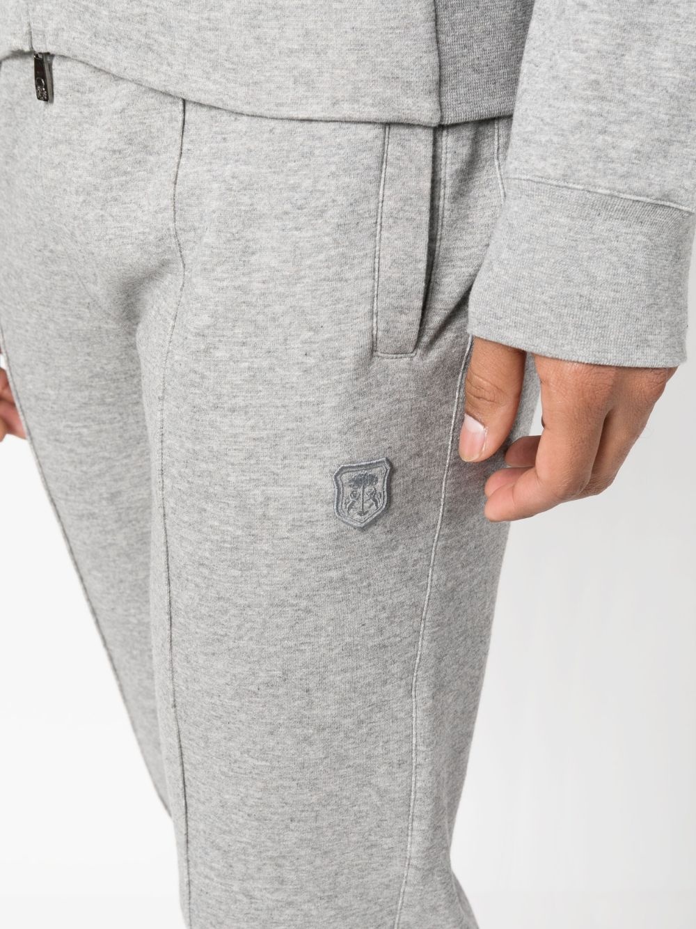 elastic-waist straight-leg track pants - 5