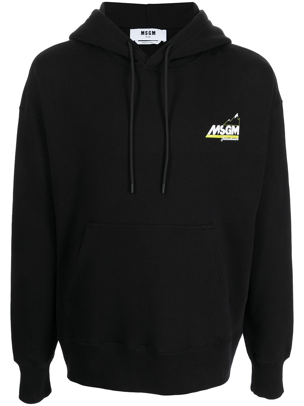 logo-print hoodie - 1