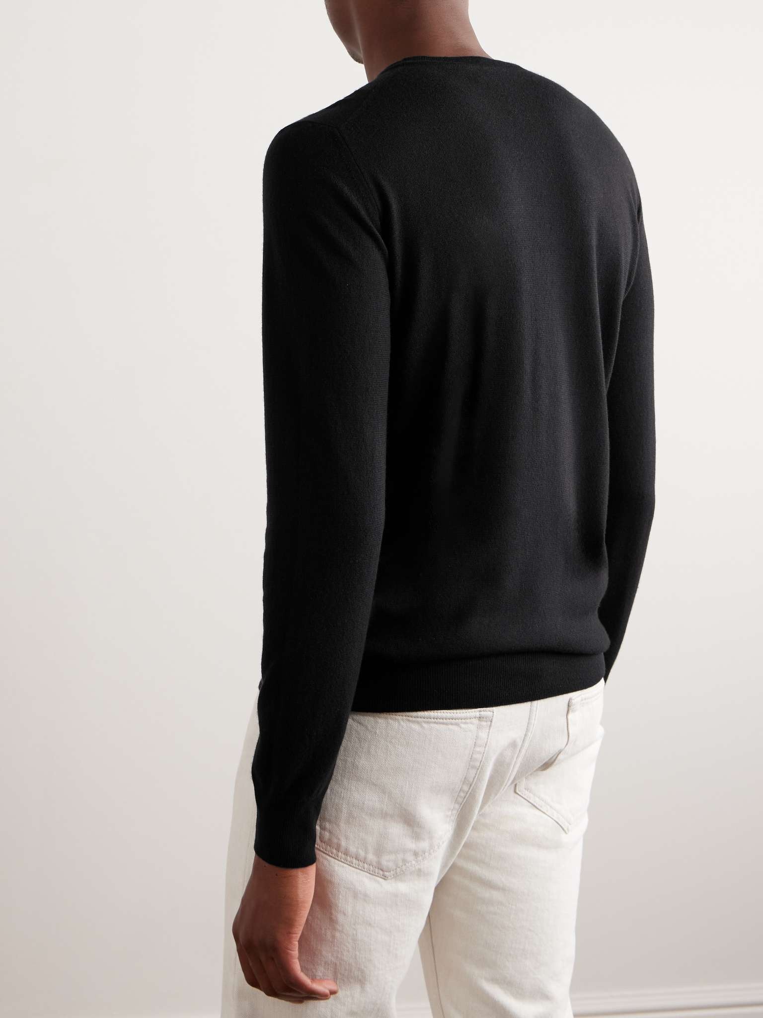 Slim-Fit Baby Cashmere Sweater - 4