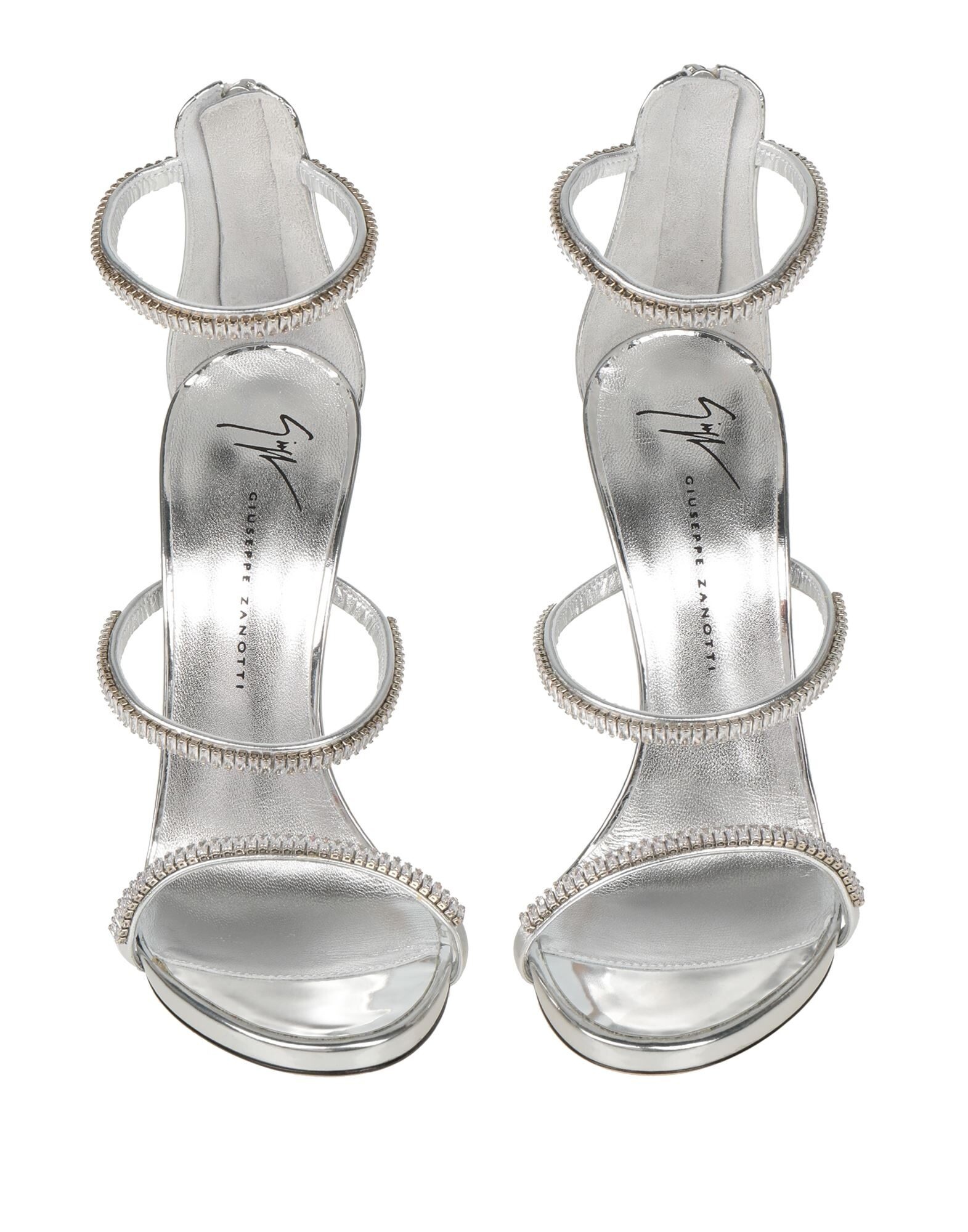 Silver Women's Sandals - 4