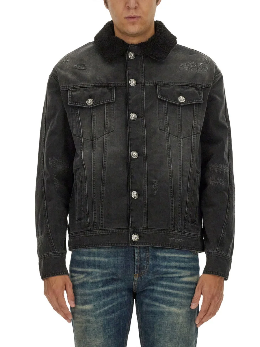 Balmain Men Destroyed Jacket - 1