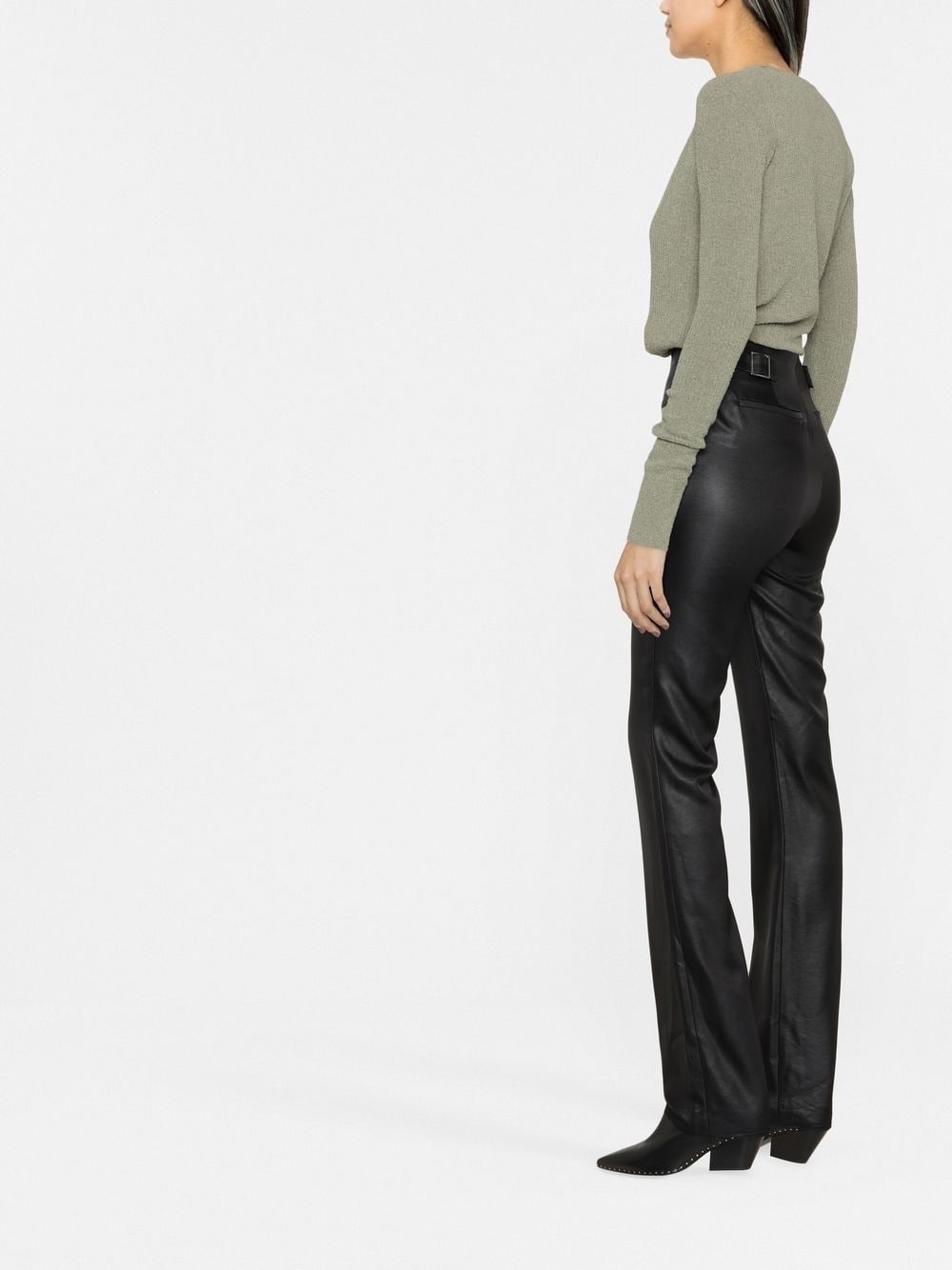 adjustable slim-fit trousers - 3