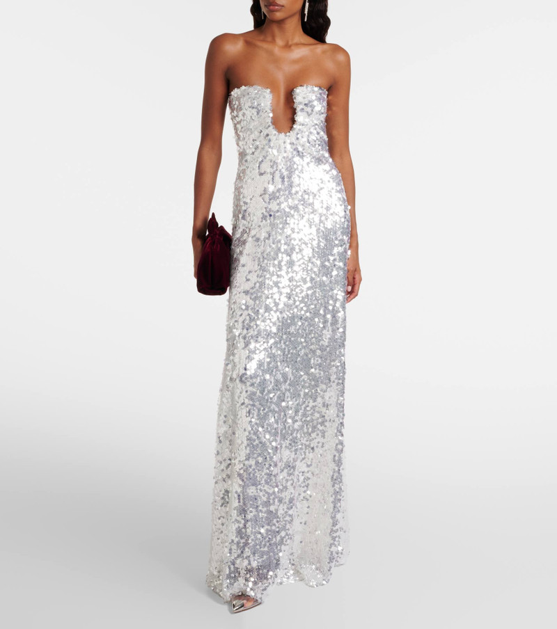 CHRISTOPHER ESBER Arched Palm sequined gown outlook