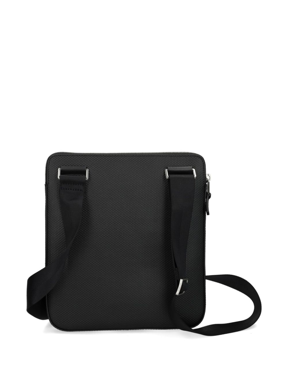 zip-up piqué bag - 2
