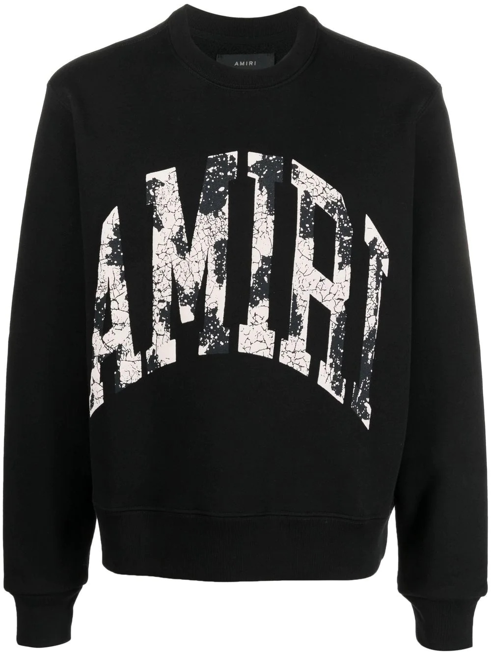 logo-print detail sweatshirt - 1