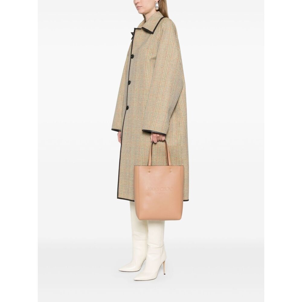 JIMMY CHOO★Lenny North-South S★フェイク ファー Lenny N/S S | Latte Faux Fur Tote Bag | JIMMY CHOO