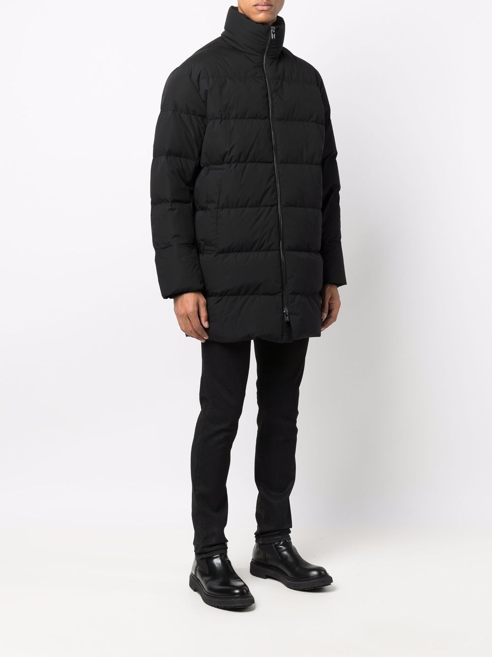 quilted puffer coat - 3