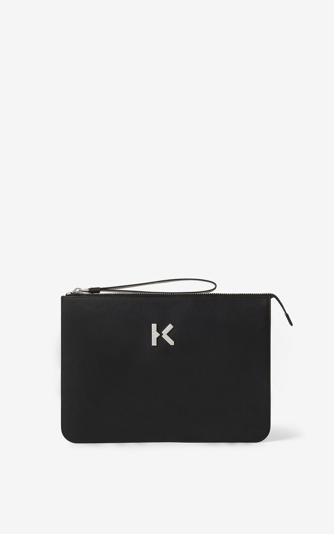 KENZO K leather clutch - 1