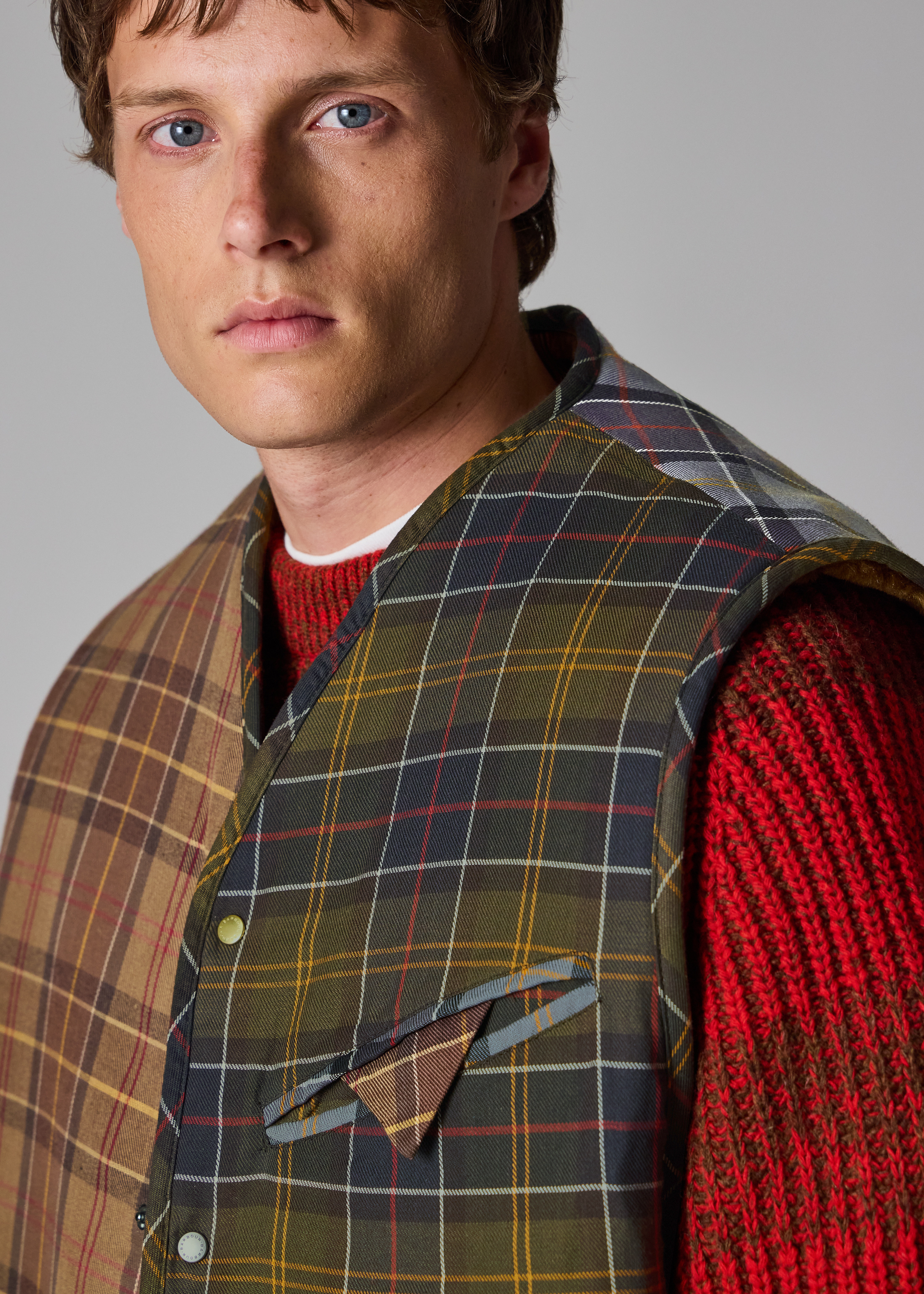 Paul Smith loves Barbour - Mixed Tartan Warm Pile Liner - 11
