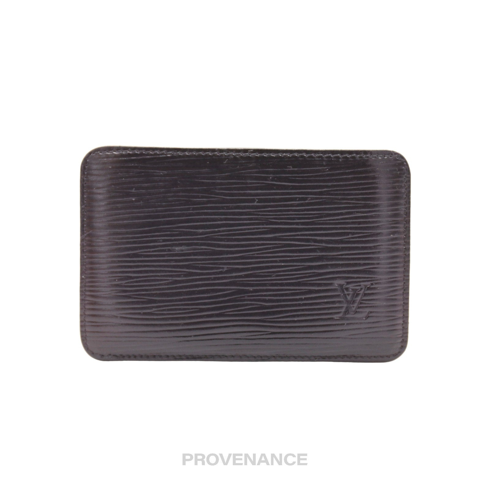 Louis Vuitton Card Holder Wallet - Black Epi Leather - 2
