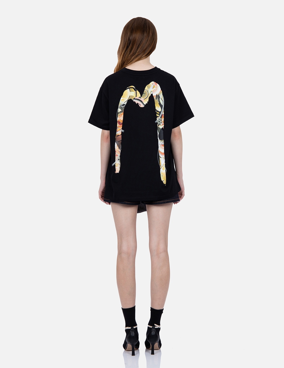 TATTOO KOI DAICOCK PRINT T-SHIRT - 5