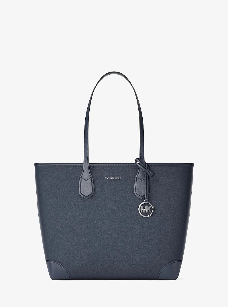 Eva Large Saffiano Leather Tote Bag - 1