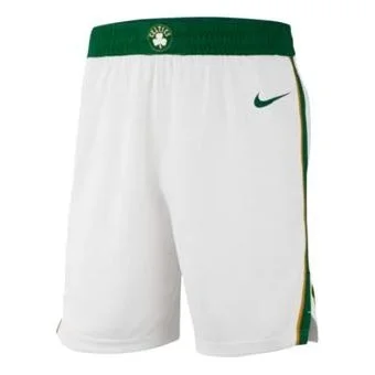 Nike NBA City Edition Swingman Boston Celtics Shorts White Green 912078-100 - 1