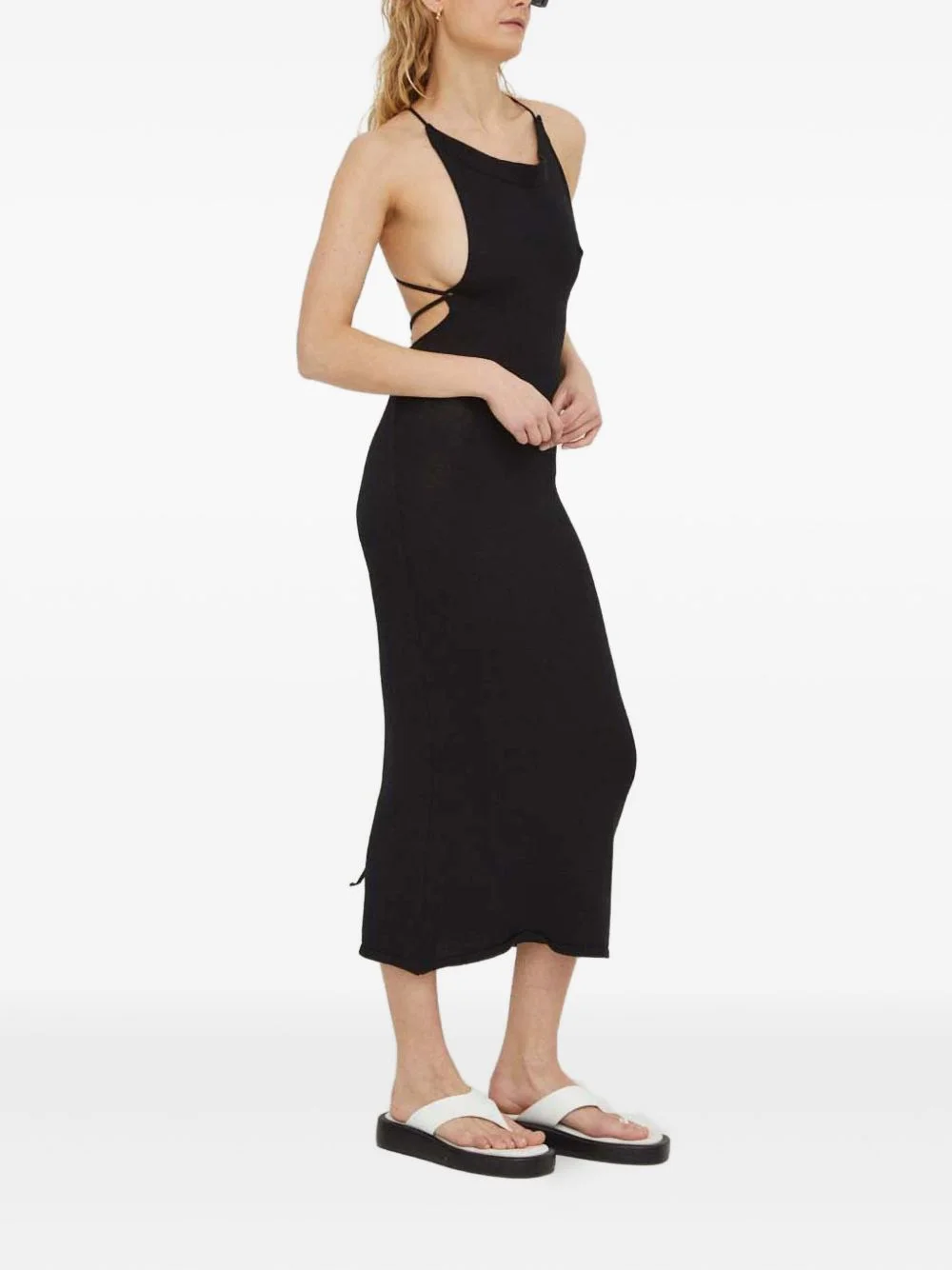 tie-back dress - 1