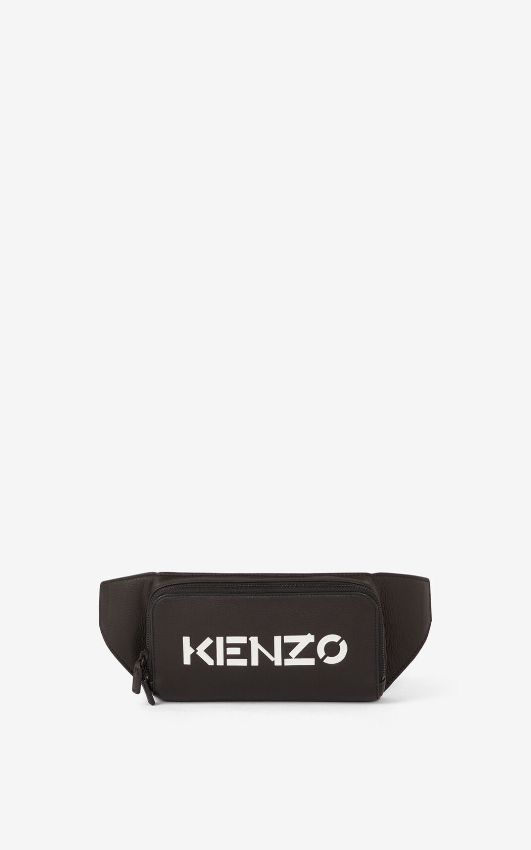 KENZO Logo leather belt bag - 1