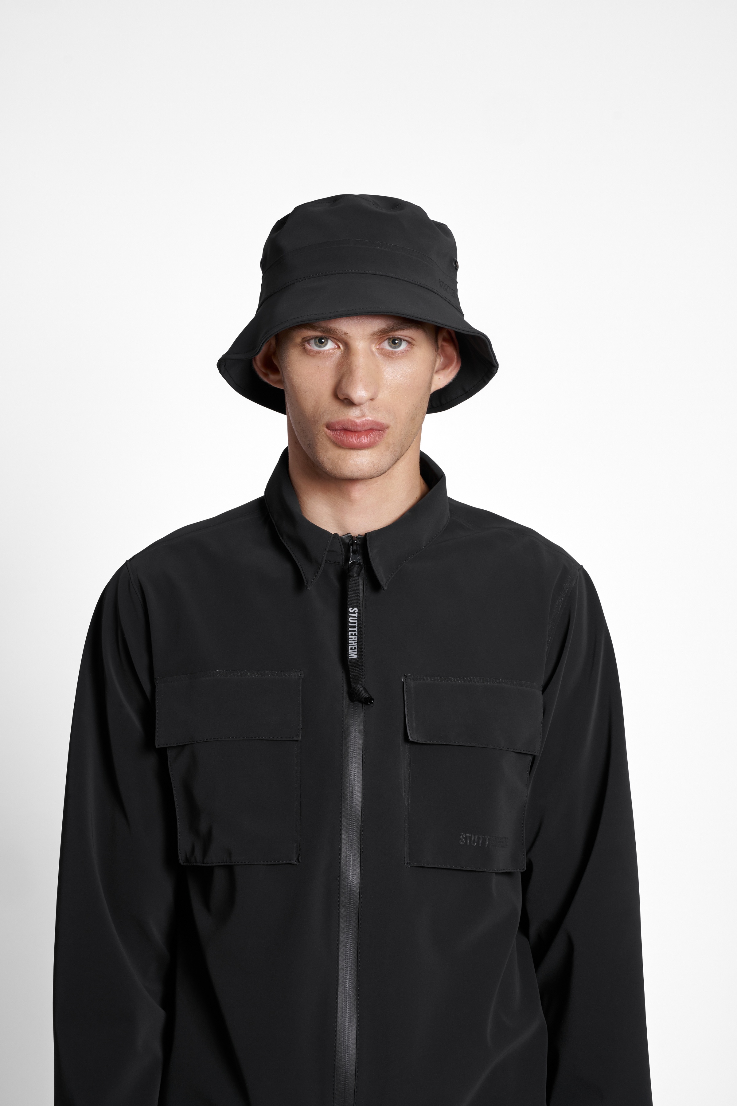 Beckholmen Matte Bucket Hat Black - 4