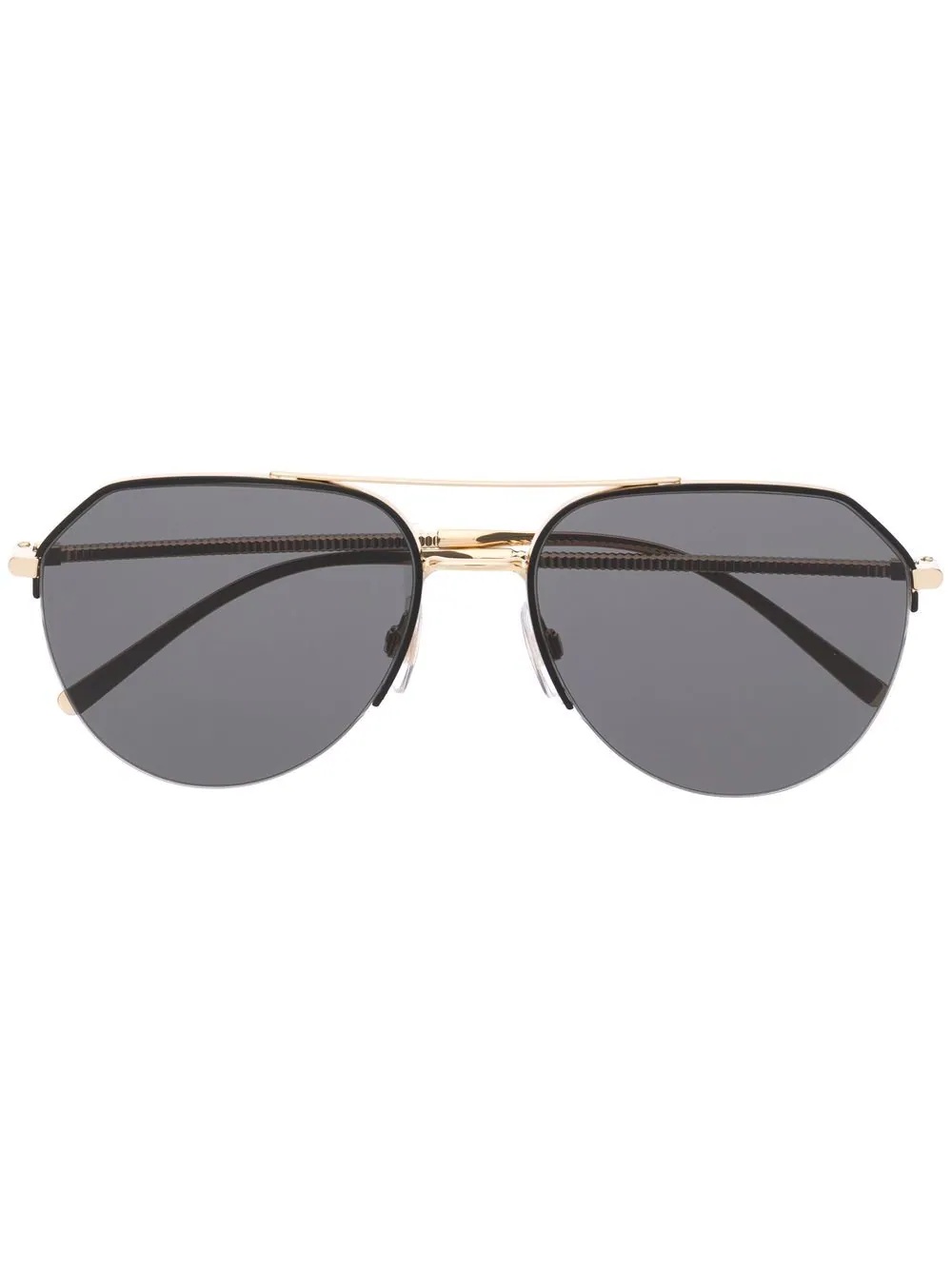 aviator-frame tinted sunglasses - 1