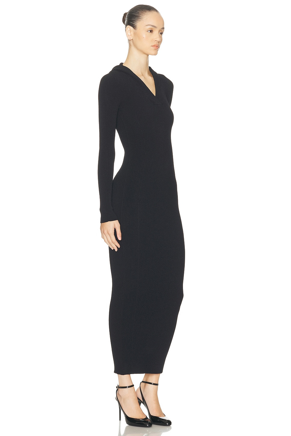 Hooded Bodycon Dress - 2