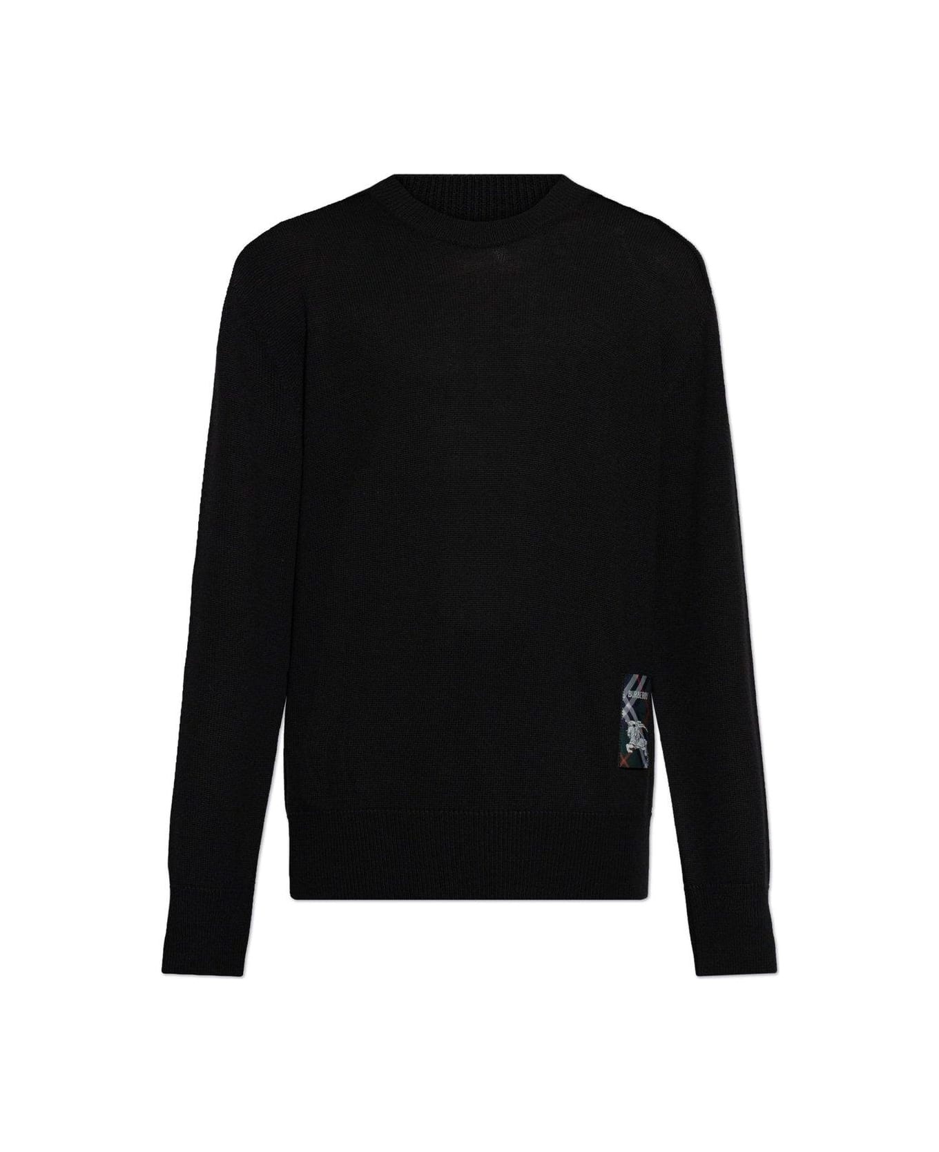 Logo Patch Knit Sweater - 1