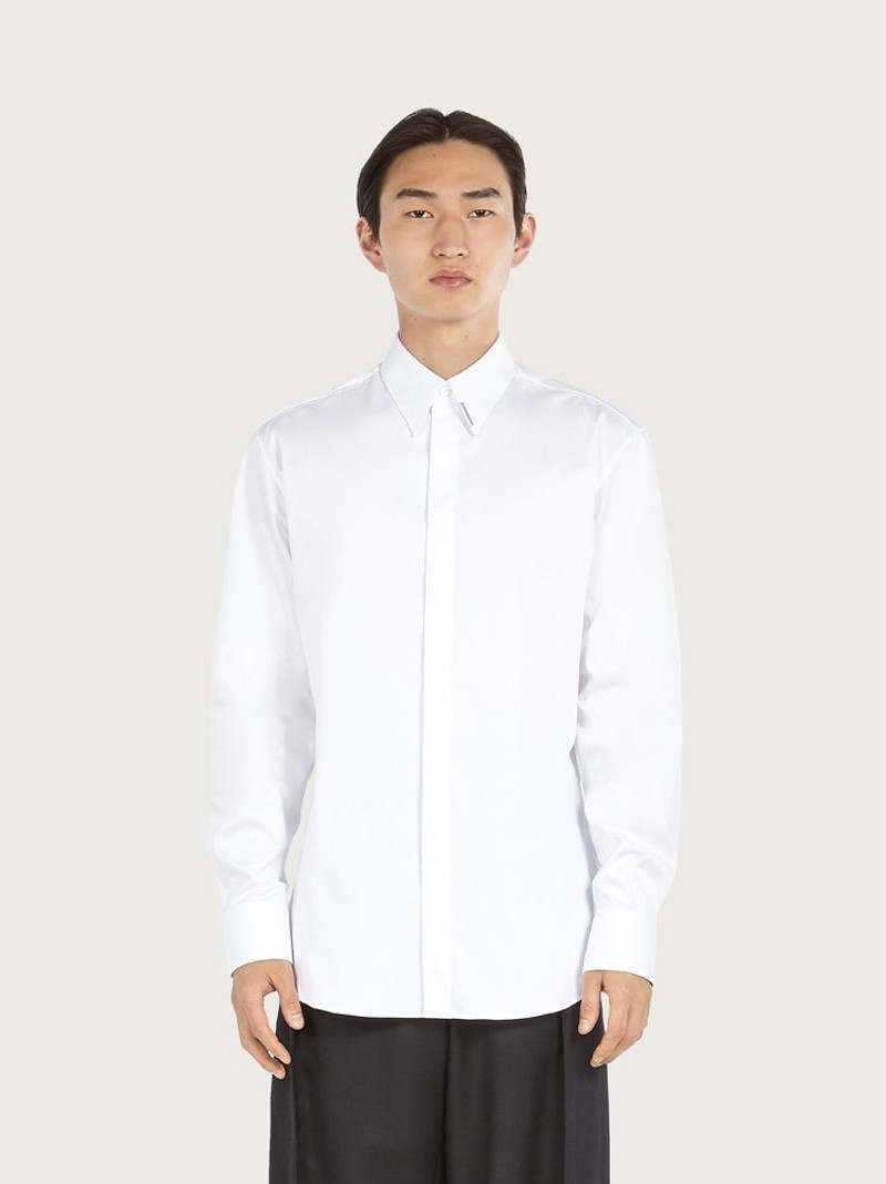 FERRAGAMO STRETCH COTTON SHIRT outlook
