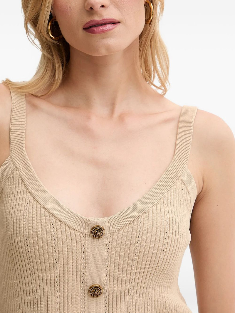 Emmie button ribbed top 4