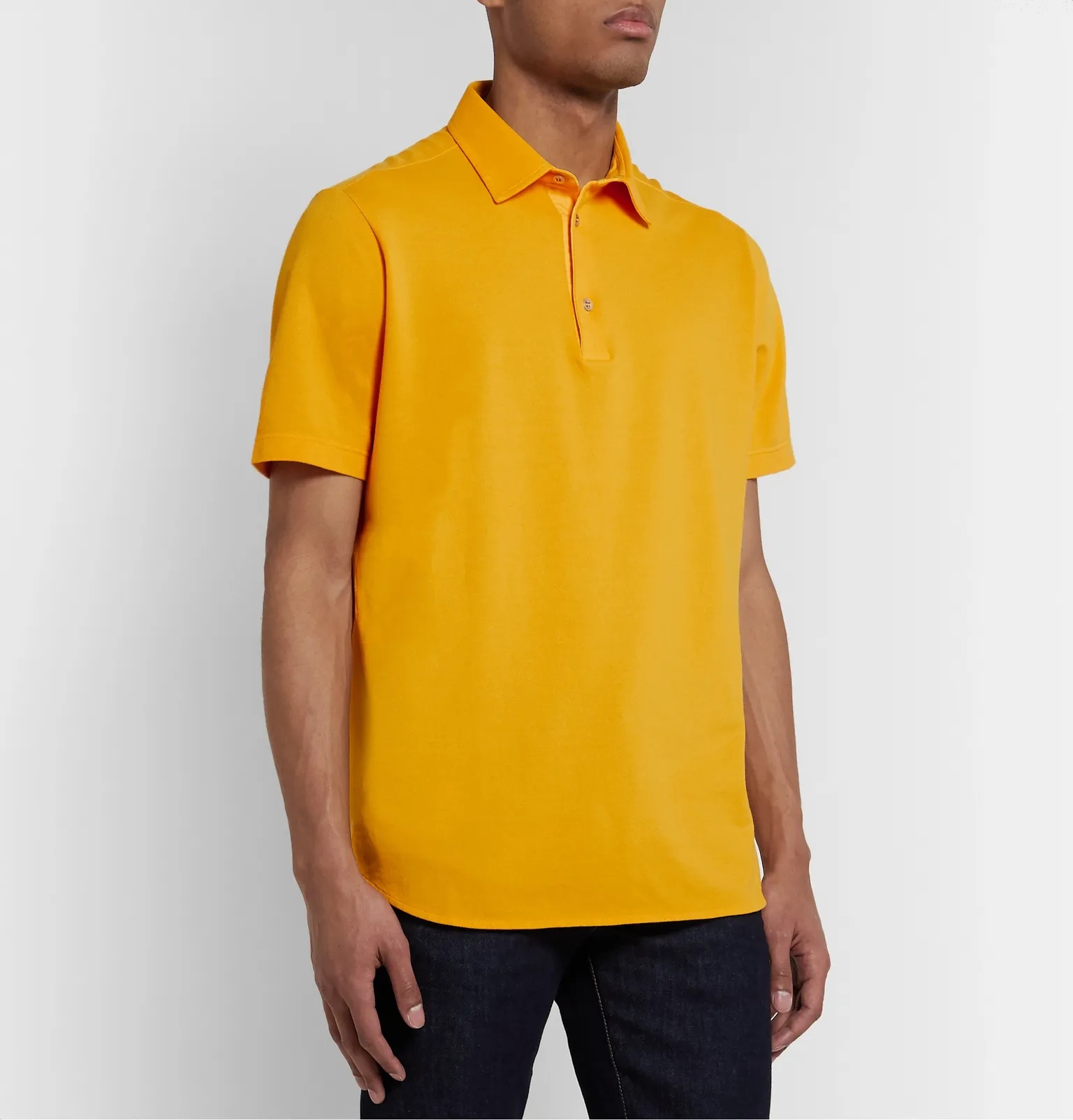 Cotton-Piqué Polo Shirt - 40