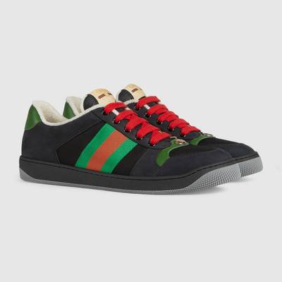 GUCCI Men's Screener suede sneaker outlook