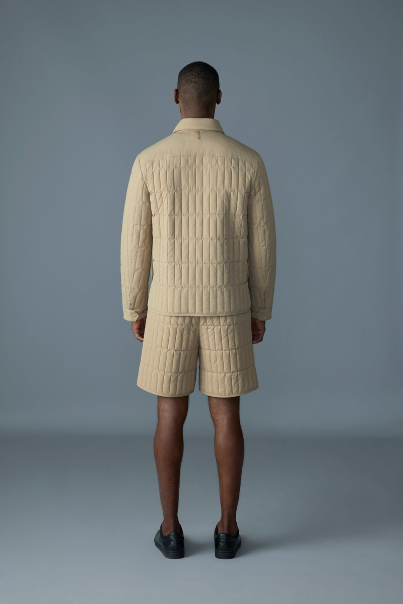 MATEO Vertical Quilted Jacket with Spread Collar 4