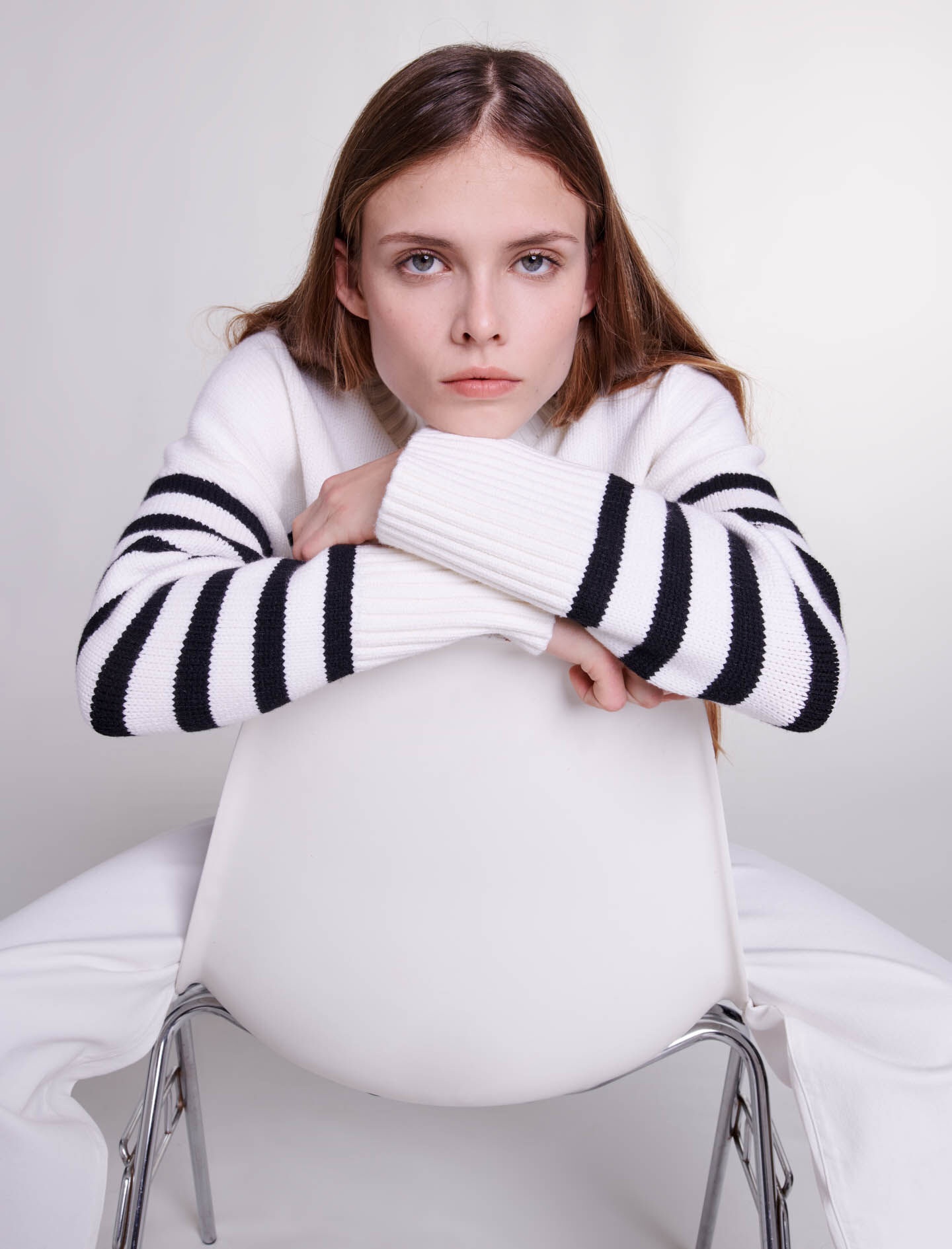 Breton jumper with zip collar - 3