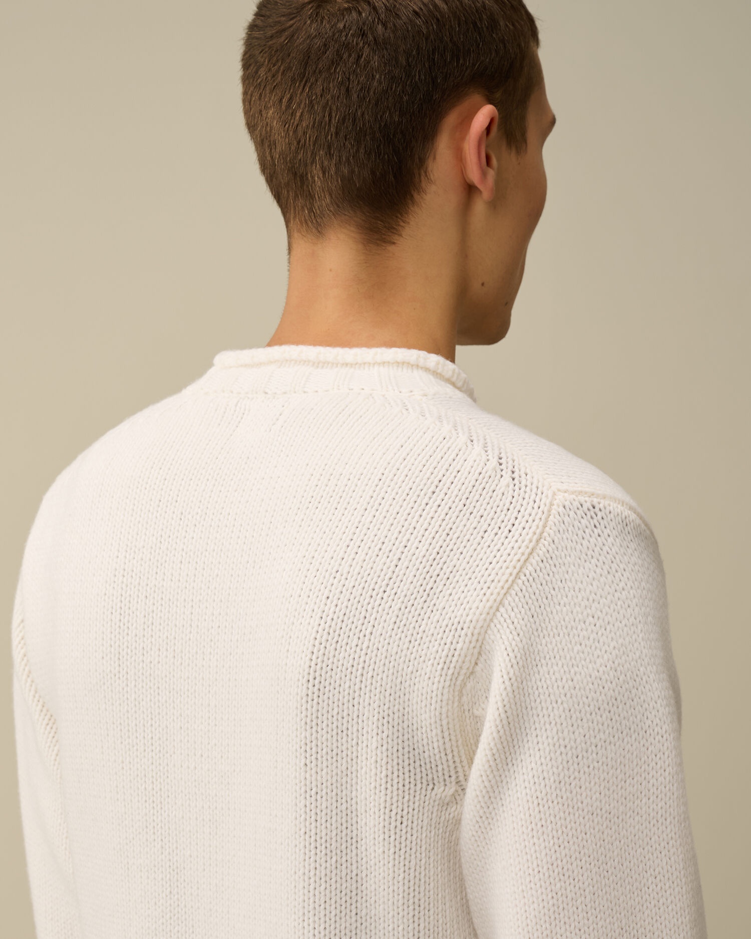 Lambswool GRS Boxy Crew Neck Knit - 5