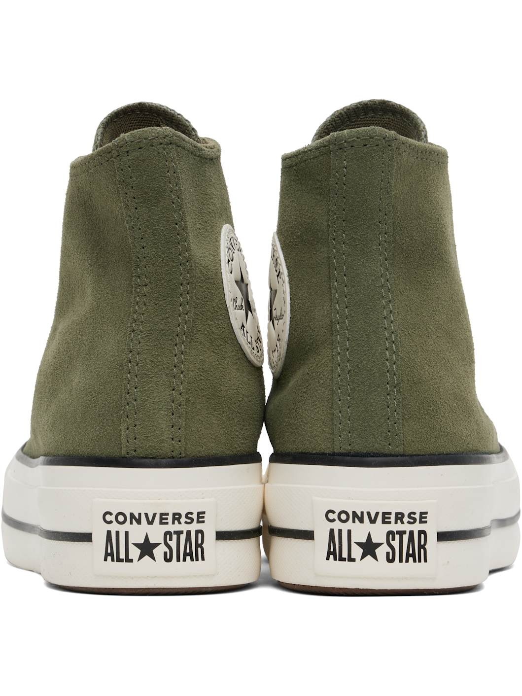 Khaki Chuck Taylor All Star Lift Platform Sneakers - 2