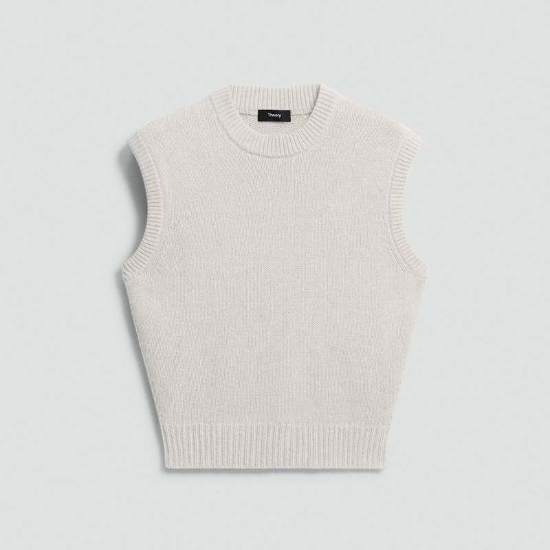 Relaxed Vest in Recycled Cashmere 1