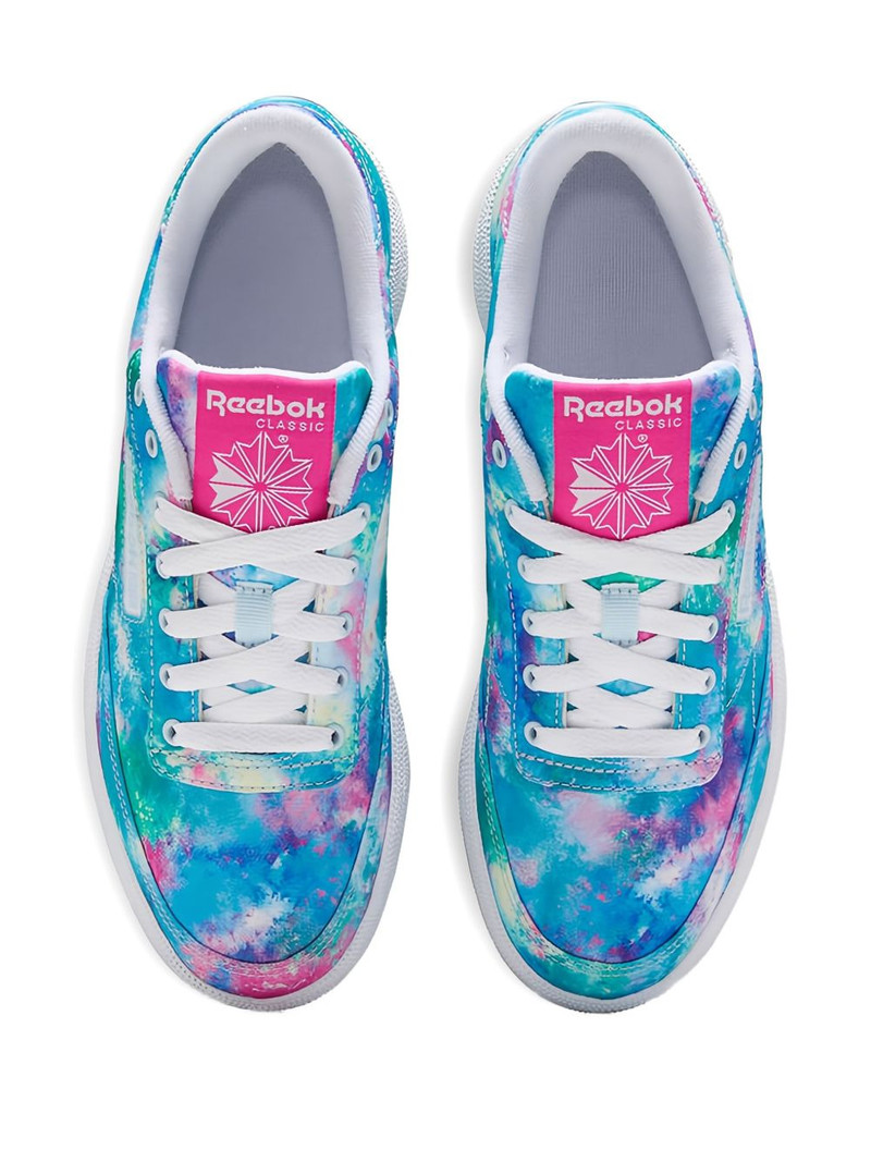 Reebok Club C 85 tie-dye sneakers outlook