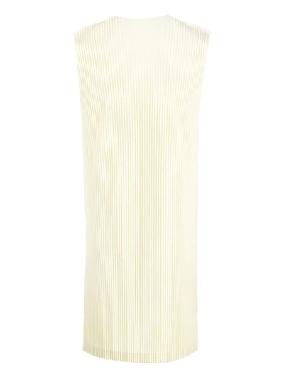 ISSEY MIYAKE long pleated tank top outlook