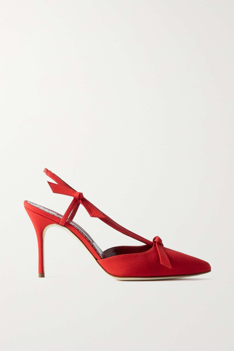 Corintia 90 활 반란 크레페 de chine slingback 펌프 1