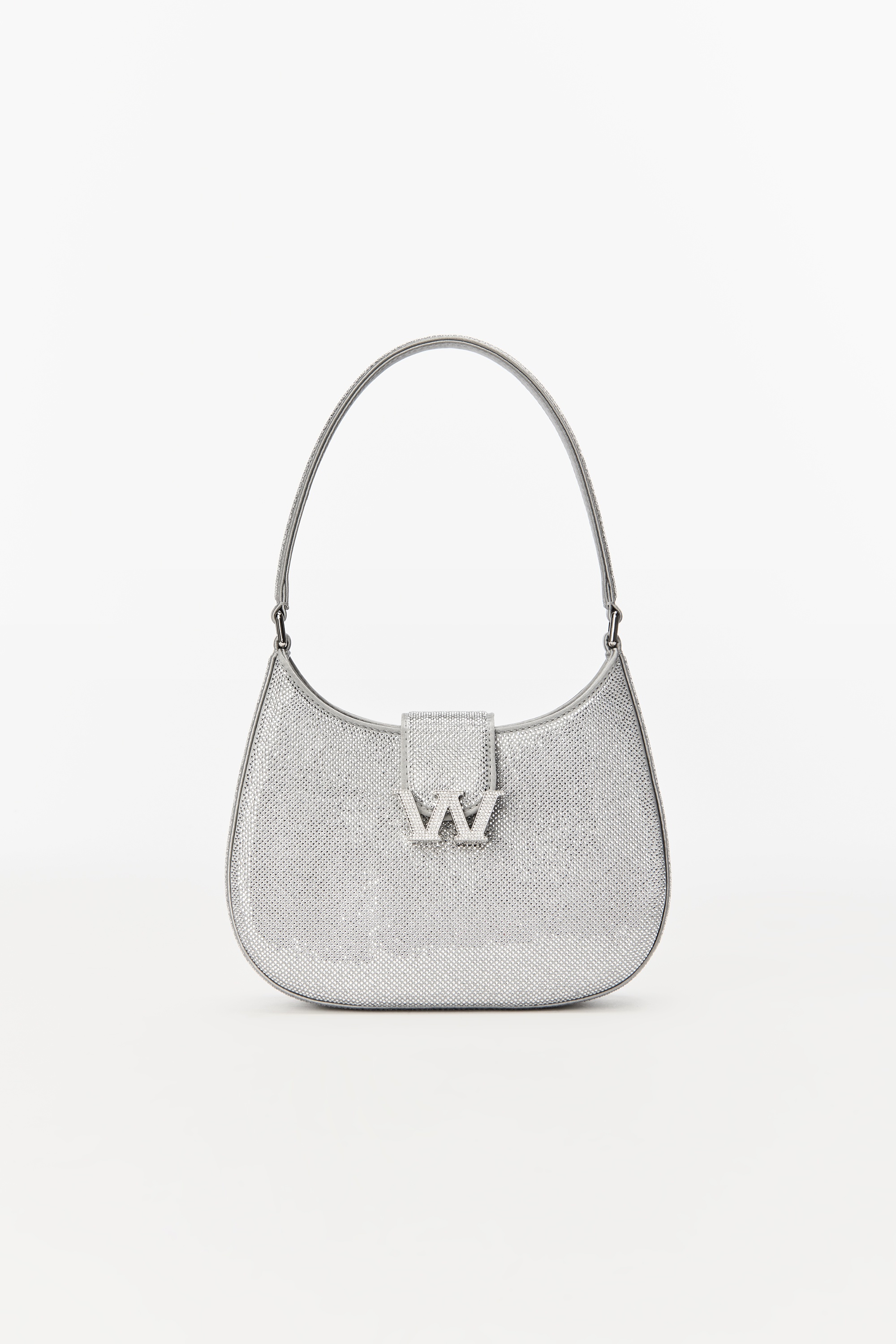 W LEGACY SMALL HOBO IN DIAMANTE SATIN - 1