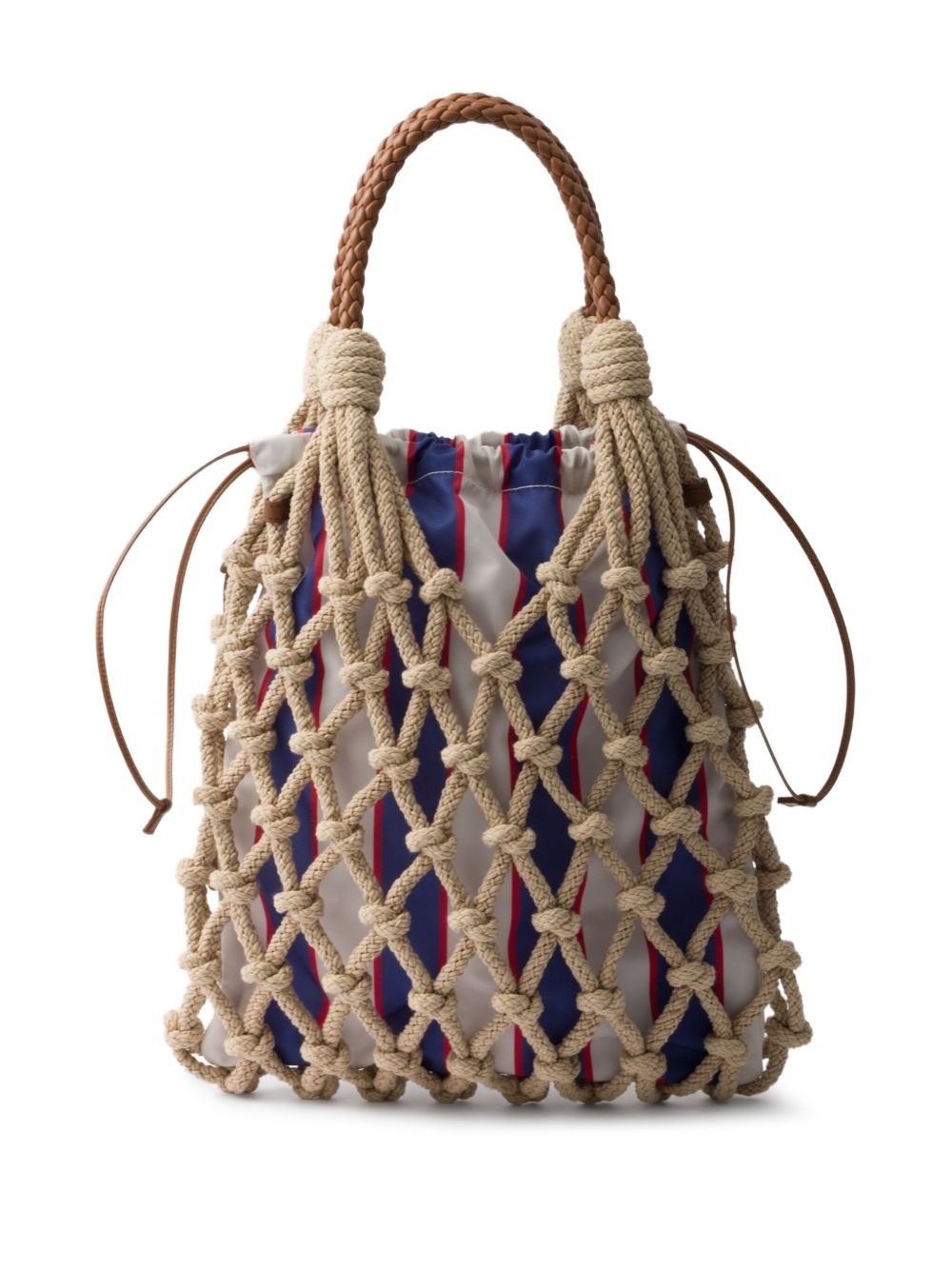 medium macramé tote bag - 2