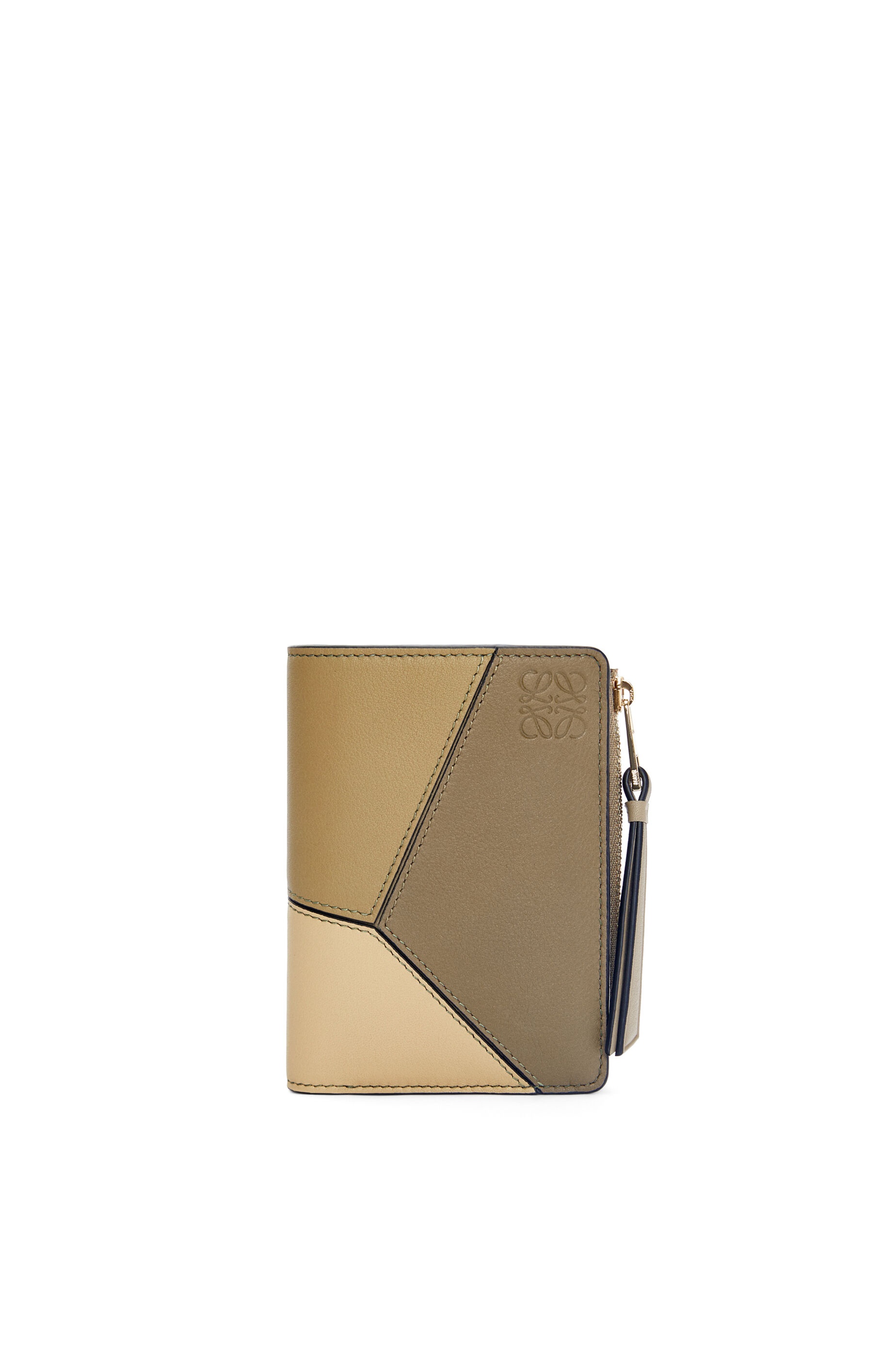 Puzzle slim bifold wallet in classic calf - 1
