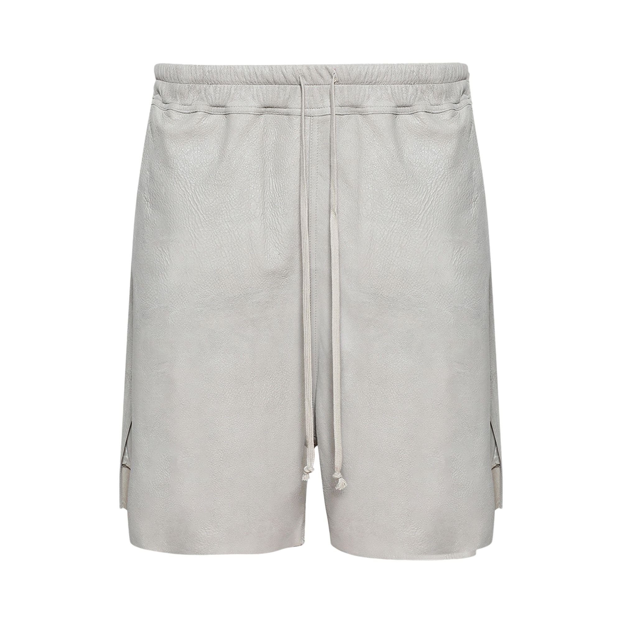 Rick Owens Shorts In Pelle - Boxers 'Pearl' - 1