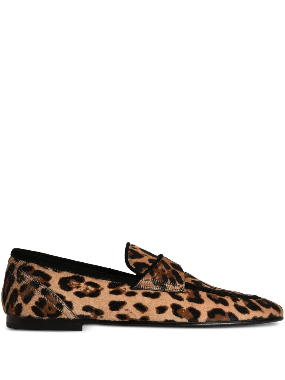 leopard-print loafers - 1