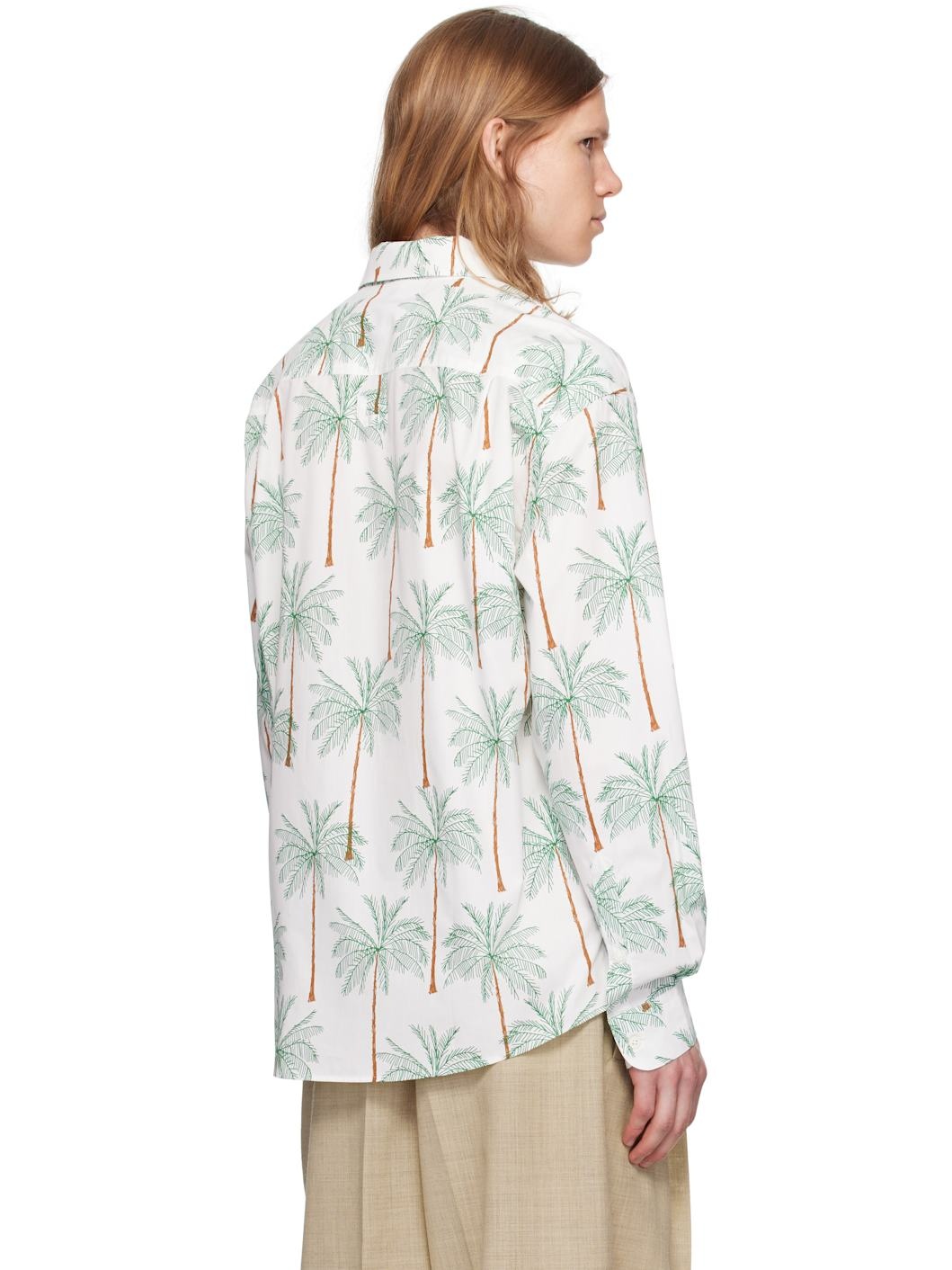 White & Green La Croisière 'The Simon' Shirt - 3