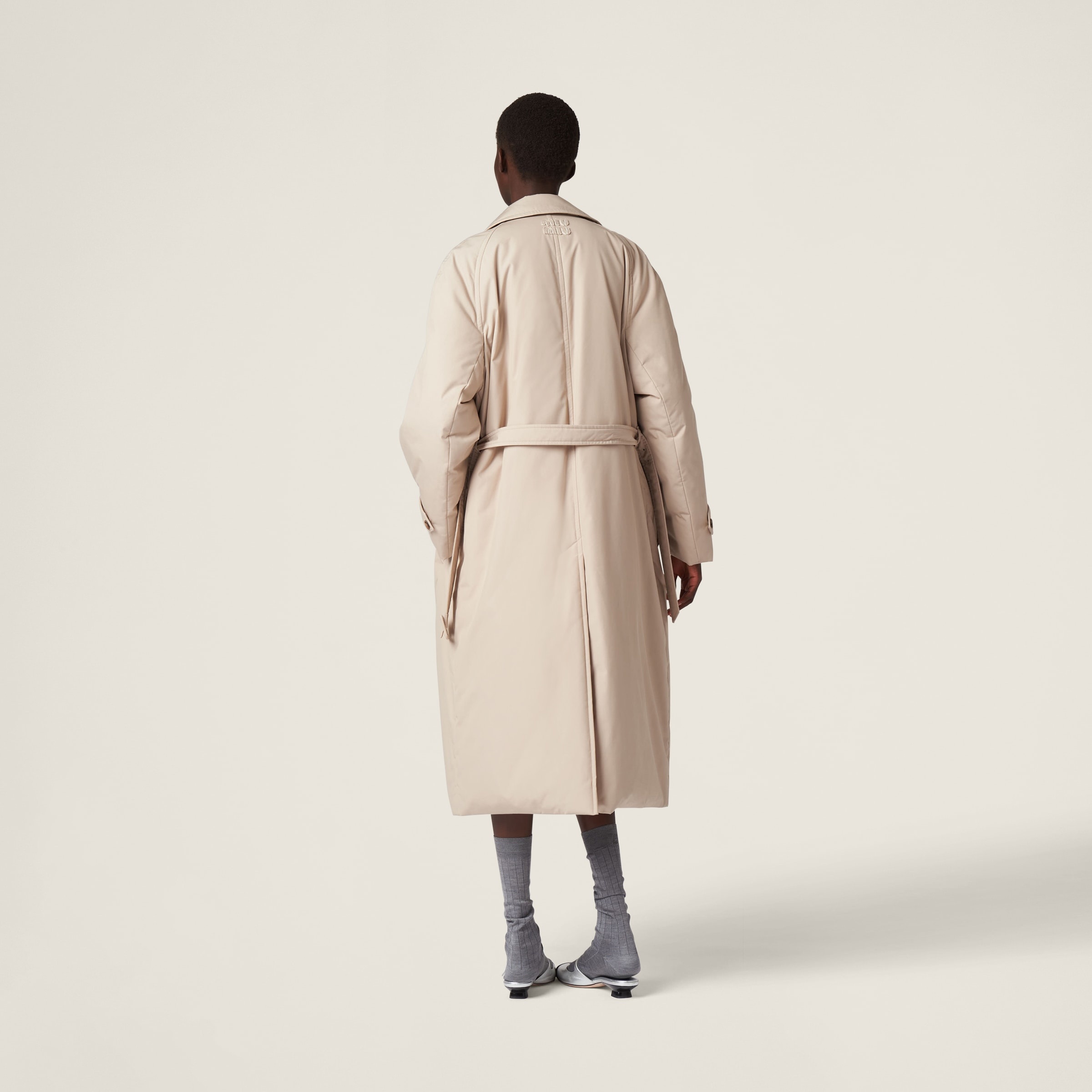 Panama cotton down coat - 3