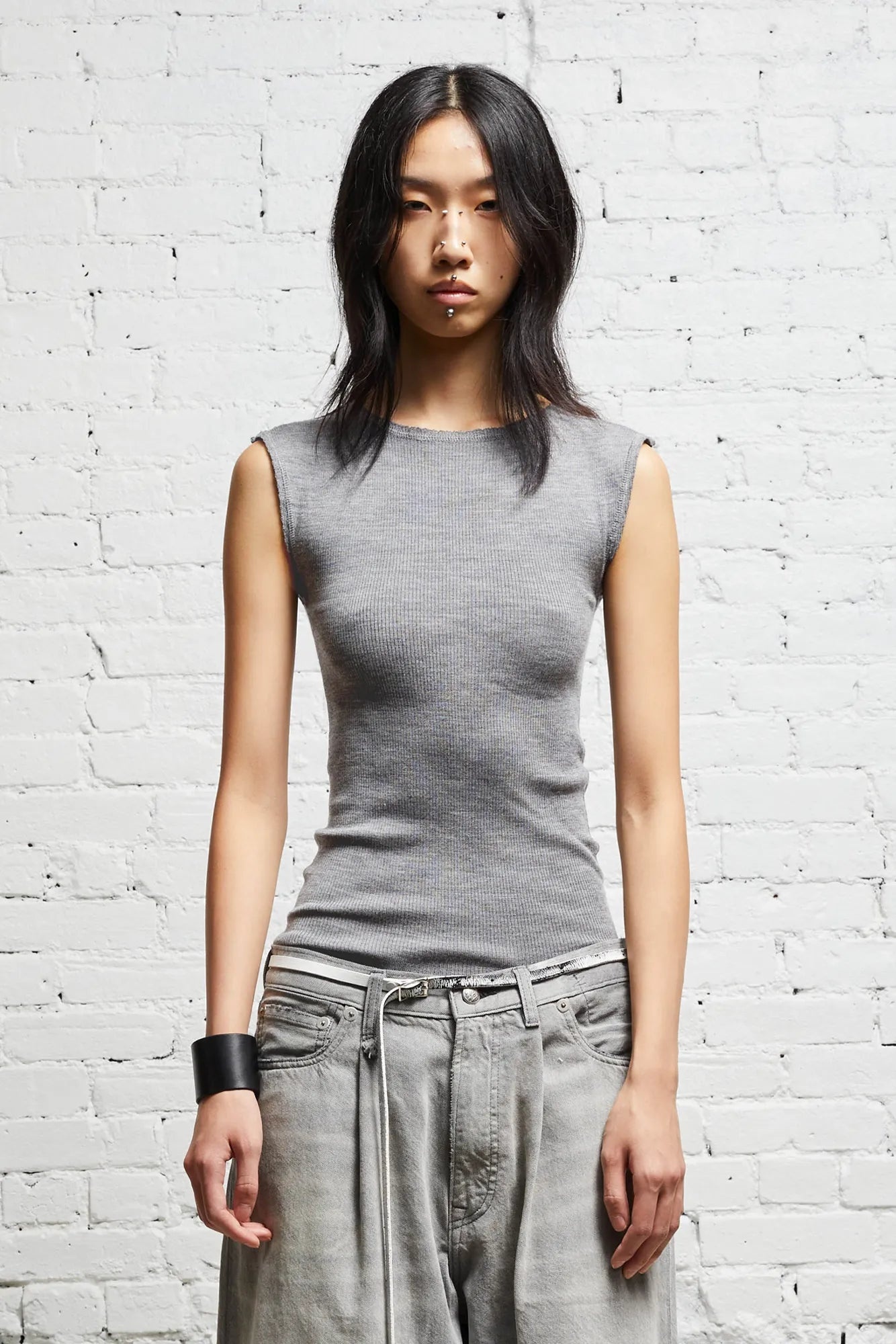 TURTLENECK TWIN SET - MULTI-GREY - 5