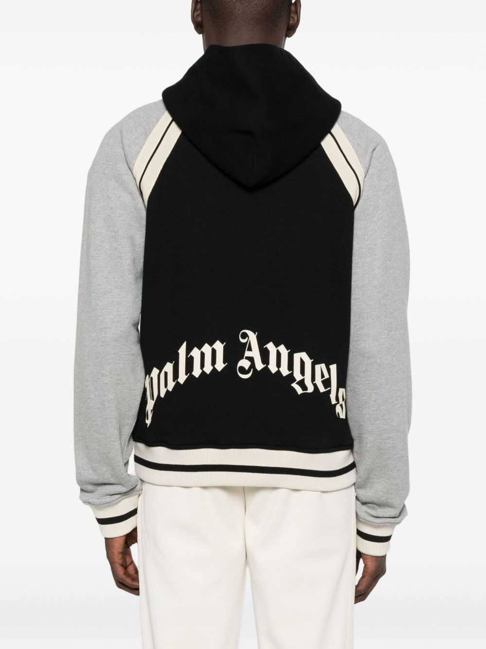 hooded baseball jacket - 4